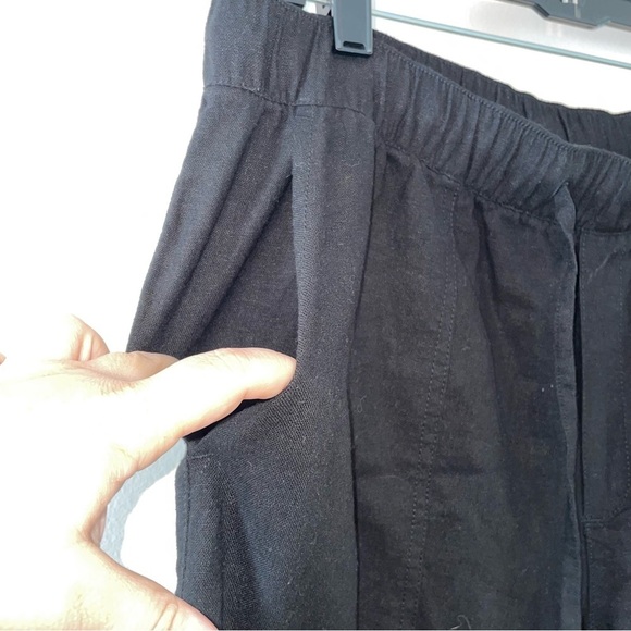 Gap Wide Leg Cargo Style Linen Blend Pants Size Large - Picture 3 of 9